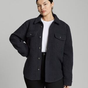 Everlane Unisex Fleece Sherpa Jacket/Overshirt